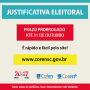 NOVA DATA: Justificativa Eleitoral pode ser realizada até 31 de outubro